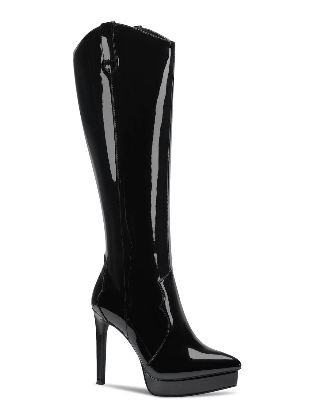 THALIA SODI Womens Black 3/4" PLatitudeform Comfort Trixi Pointy Toe Stiletto Zip-Up Dress Boots 5 M