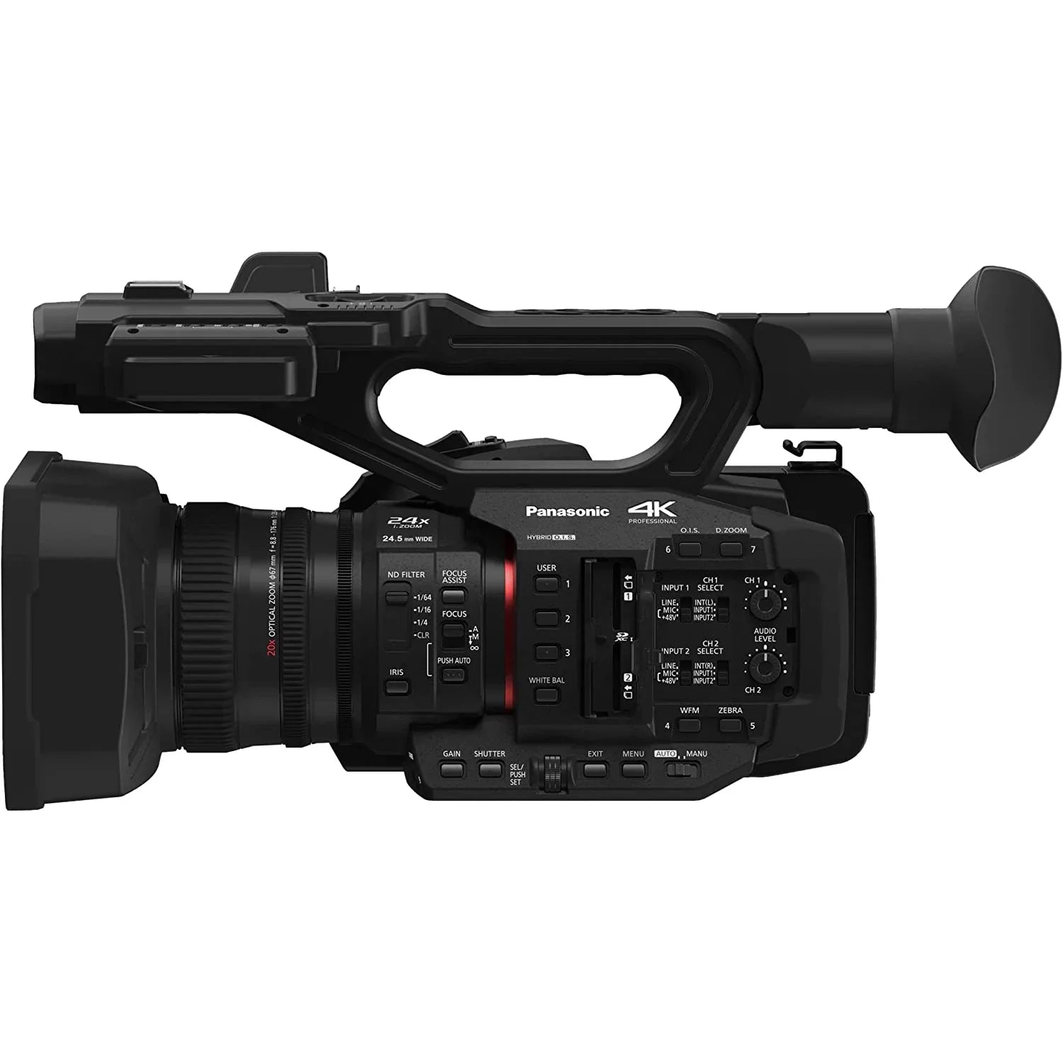 HC-X2 4K UHD 1" Sensor Professional Camcorder