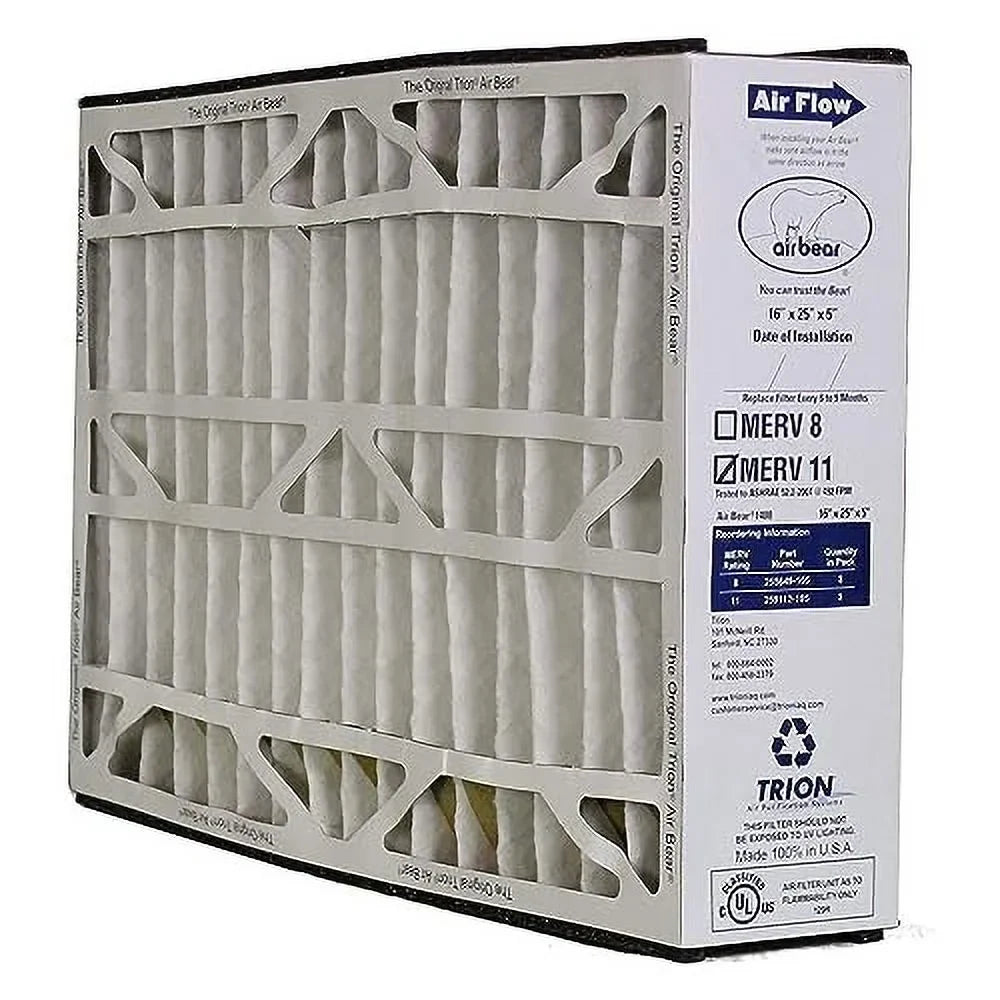 Air  259112-105-3PK Trion N/A Air  Cub Air  Cub Replacement MERV 11 Media Filter, 16x25x5 inches, 3 Pack