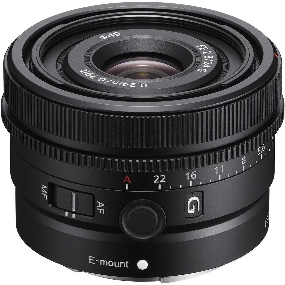 a7C Mirrorless Camera (Black) with 28-60mm Lens+24mm f/2.8 G Lens +3 PC Filter +64GB