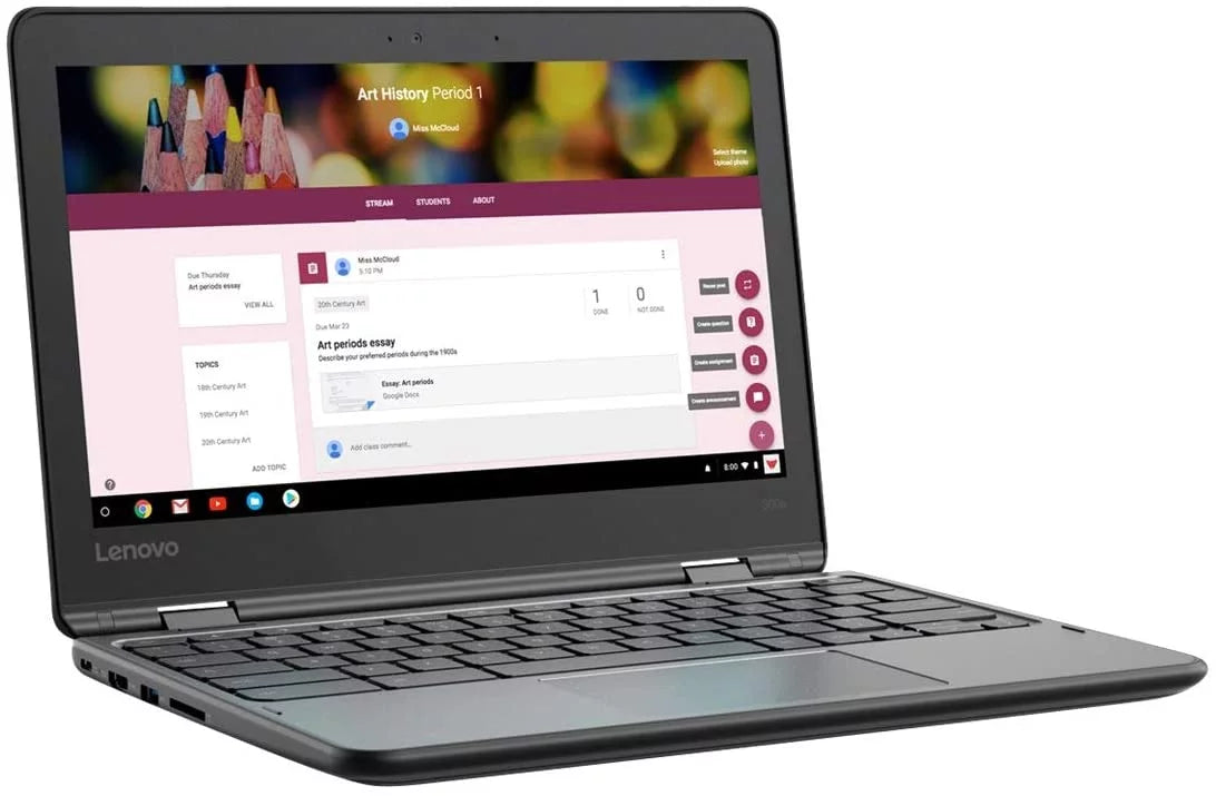 Pre-Owned  300e Chromebook, MediaTek MTK 8173C Quad Core, 4GB RAM, 32GB eMMC, 11.6 inches HD, Webcam, Chrome OS (Fair)