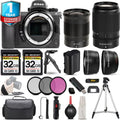 Z7 II Mirrorless Camera with 50-250mm f/4.5-6.3 VR Lens + 24mm f/1.8 S Lens + Handbag + 3 PC Filter Set + 64GB