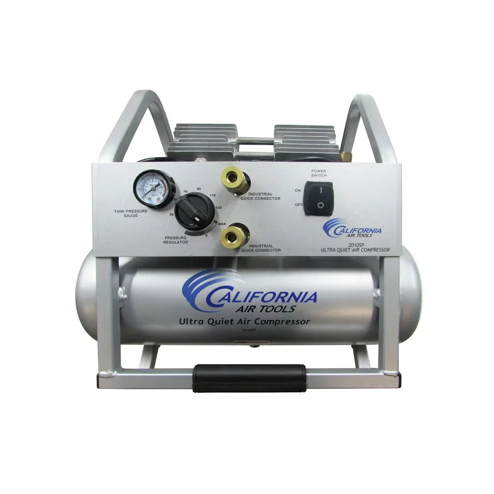 California Air Tools CAT-2010SP 1  2 Gallon Ultra Quiet and Oil-Free Stationary Air Compressor