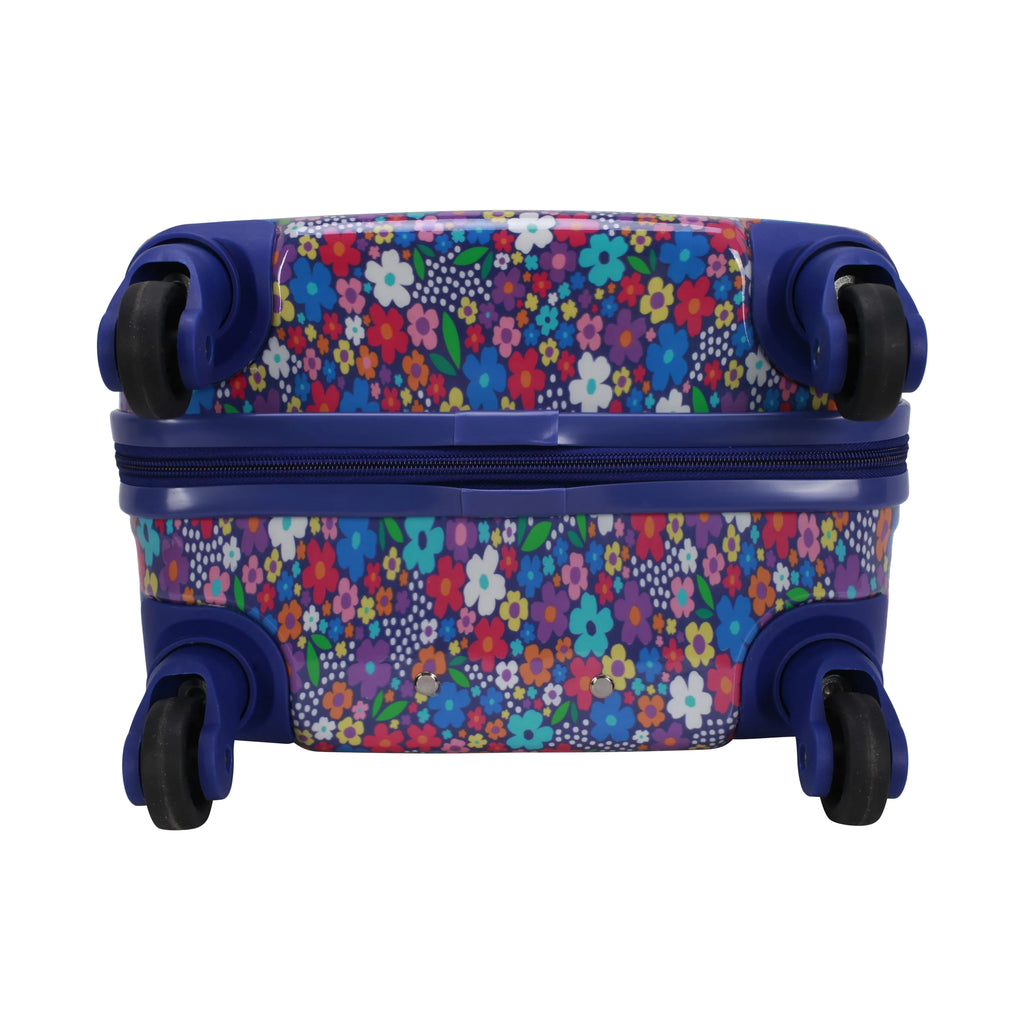 Protege 20 inch Hardside Kids / Child Pilot Travel Carry-on Luggage, Flower Print, Child