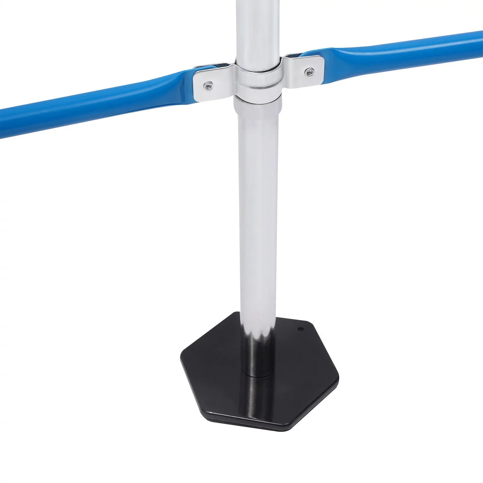 ZhdnBhnos Adjustable Kids Gymnastics Horizontal Bar Folding Junior Training Bar For Home Gym Max Load 100kg/220.5lbs Blue