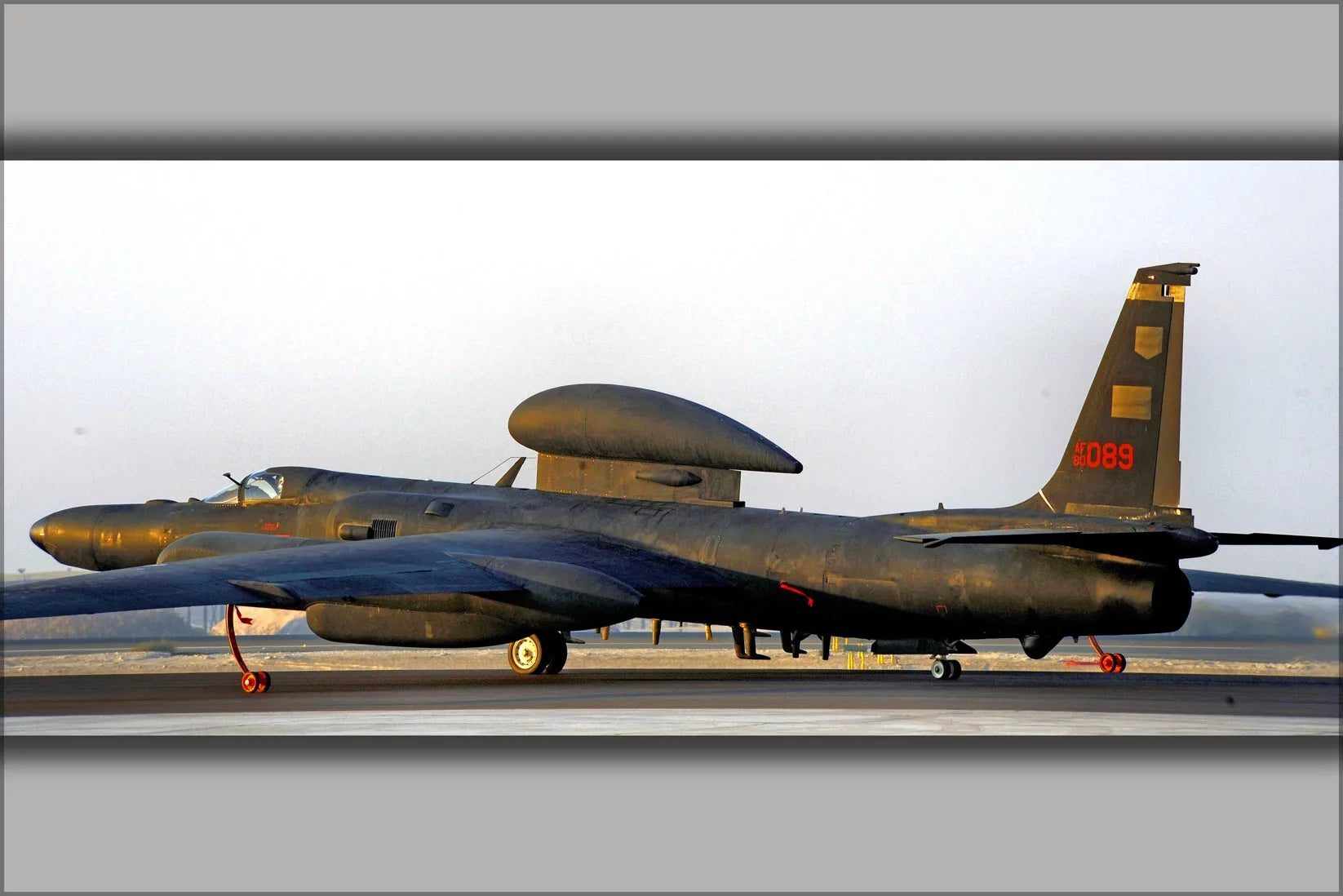 24"x36" Gallery Poster, U.S. Air Force U-2 Dragon Lady 99th Expeditionary Recon Squad