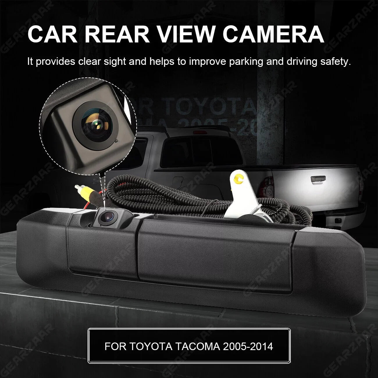 For Toyota Tacoma 2005-2014 Tailgate Handle with Backup Camera 6909004020 USA