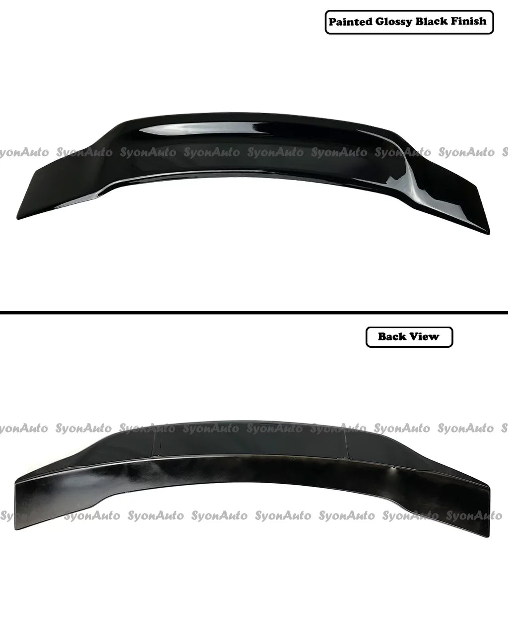 FITS 2006-2011 HONDA CIVIC SEDAN GLOSSY BLACK RS STYLE HIGHKICK TRUNK SPOILER WING