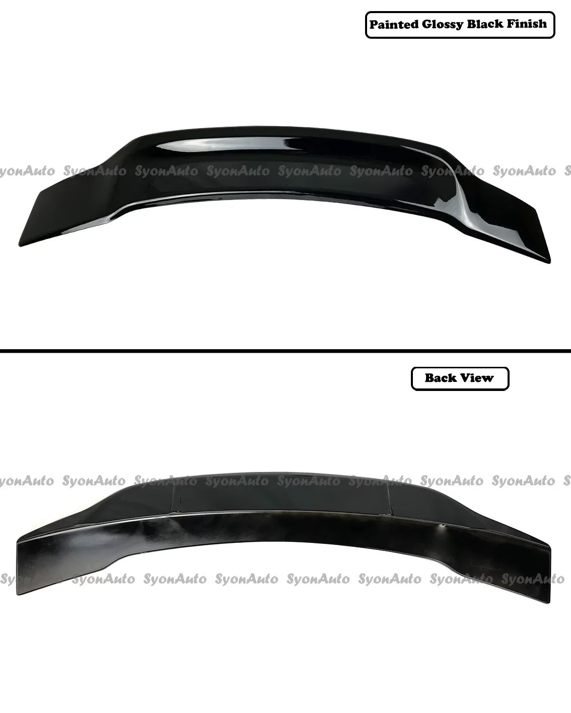 FITS 2006-2011 HONDA CIVIC SEDAN GLOSSY BLACK RS STYLE HIGHKICK TRUNK SPOILER WING