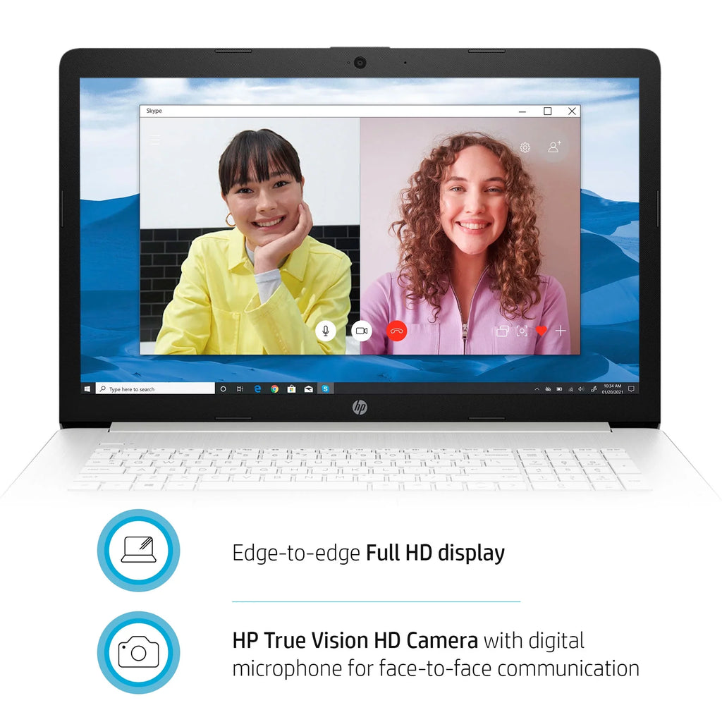 Restored  17" FHD, i3-1115, 8GB RAM, 256 GB SSD, Silver, Windows 11, 17-by4022wm (Refurbished)