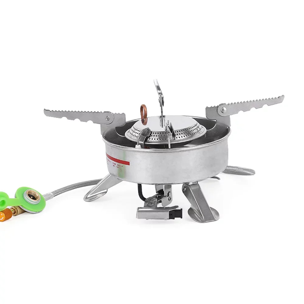 Andoer BRS-10 Outdoor Portable Camping Picnic Split-Type Stainless Steel Butane Gas Cooker Big Power Large Blaze