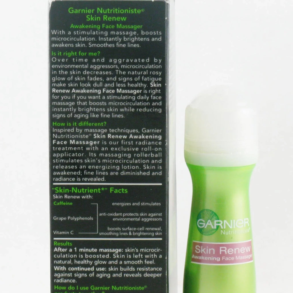 Garnier Nutritioniste Skin Rebrand new Awakening Face Massager, 1.7 oz (Pack of 3)