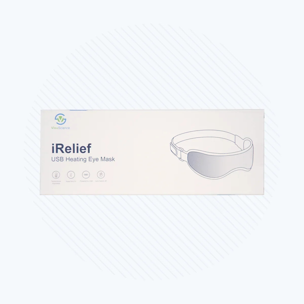 I-Relief USB Dry Eye Heat Mask with removable insert