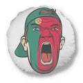 Portugal Flag Facial Makeup Head Screang Cap Round Throw Pillow Home Decoration Cushion