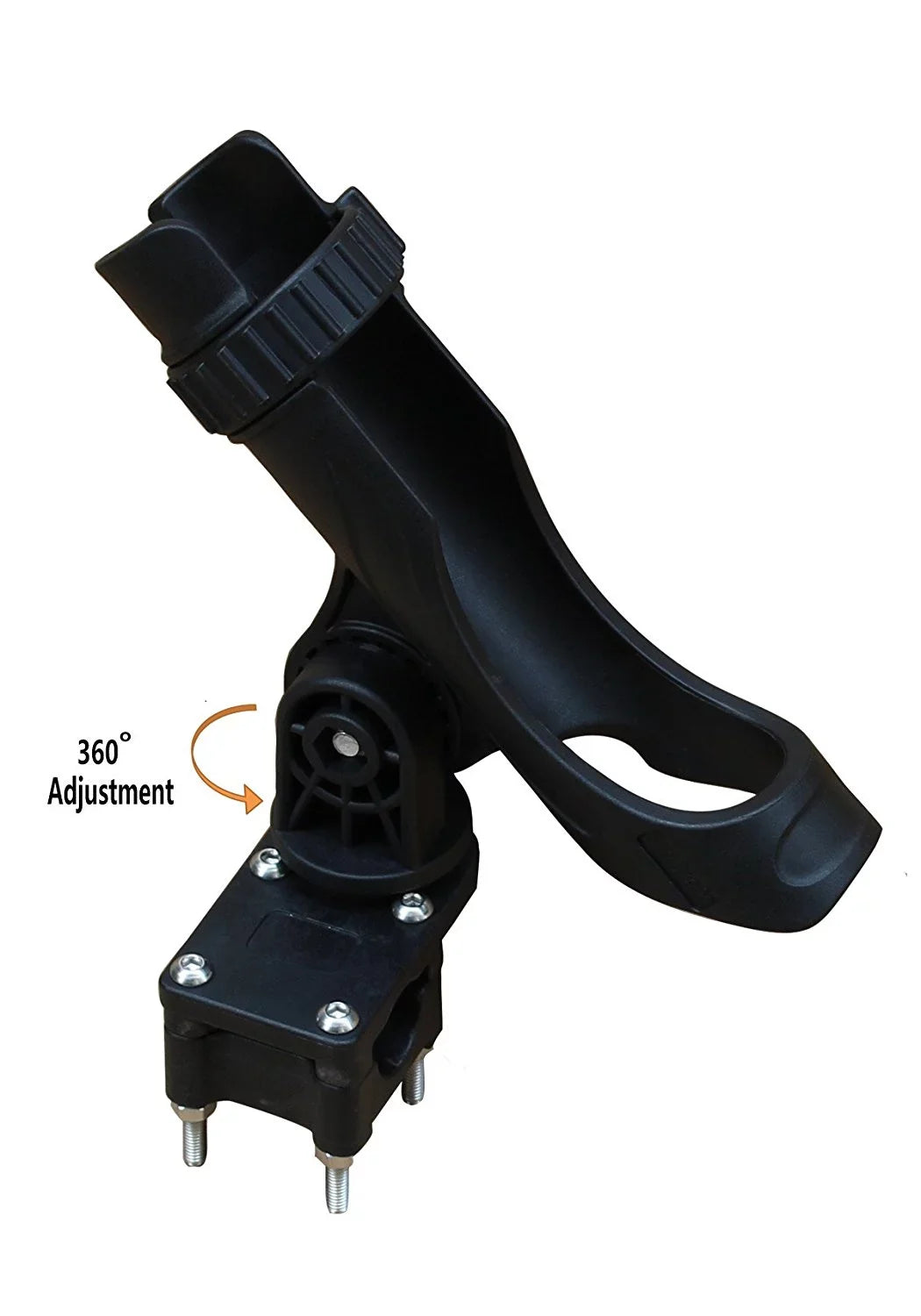 BroCraft Pontoon Boat Rod Holder / Power Lock Adjustable Rod Holder With Square/Rail Mount