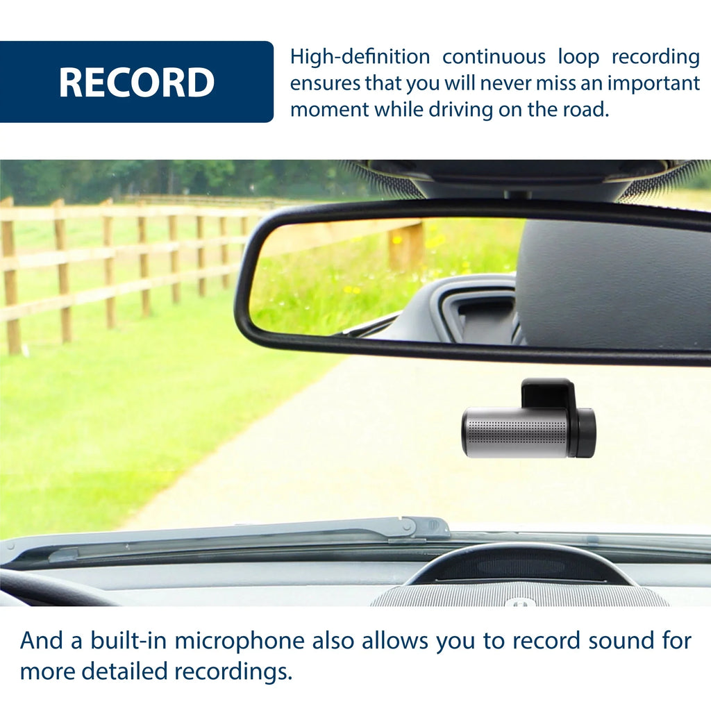 Blaupunkt Wi-Fi DVR Dash Camera for iOS and Android (BPDF9105)