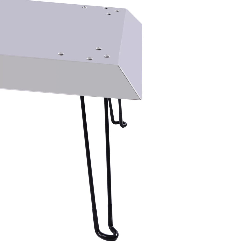 Outdoors Fire Pit Heat Deflector Stainless Steel with Carrying Handle 25*25 inch