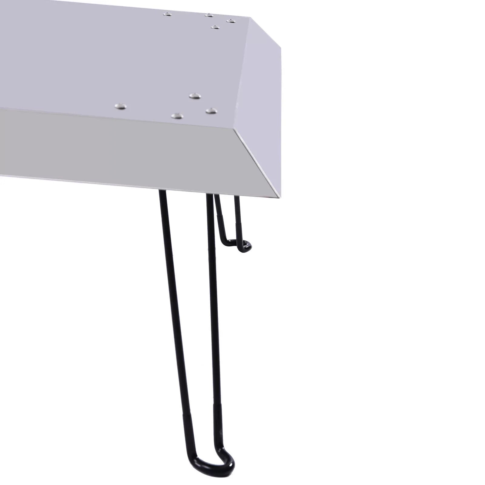 Outdoors Fire Pit Heat Deflector Stainless Steel with Carrying Handle 25*25 inch