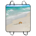 GCKG Crab Walking In Beautiful Beach Pet Car Seat Cover Dog Car Seat Mat Hammock Cargo Mat Trunk Mat For Cars Trucks and SUV 54x60 inches