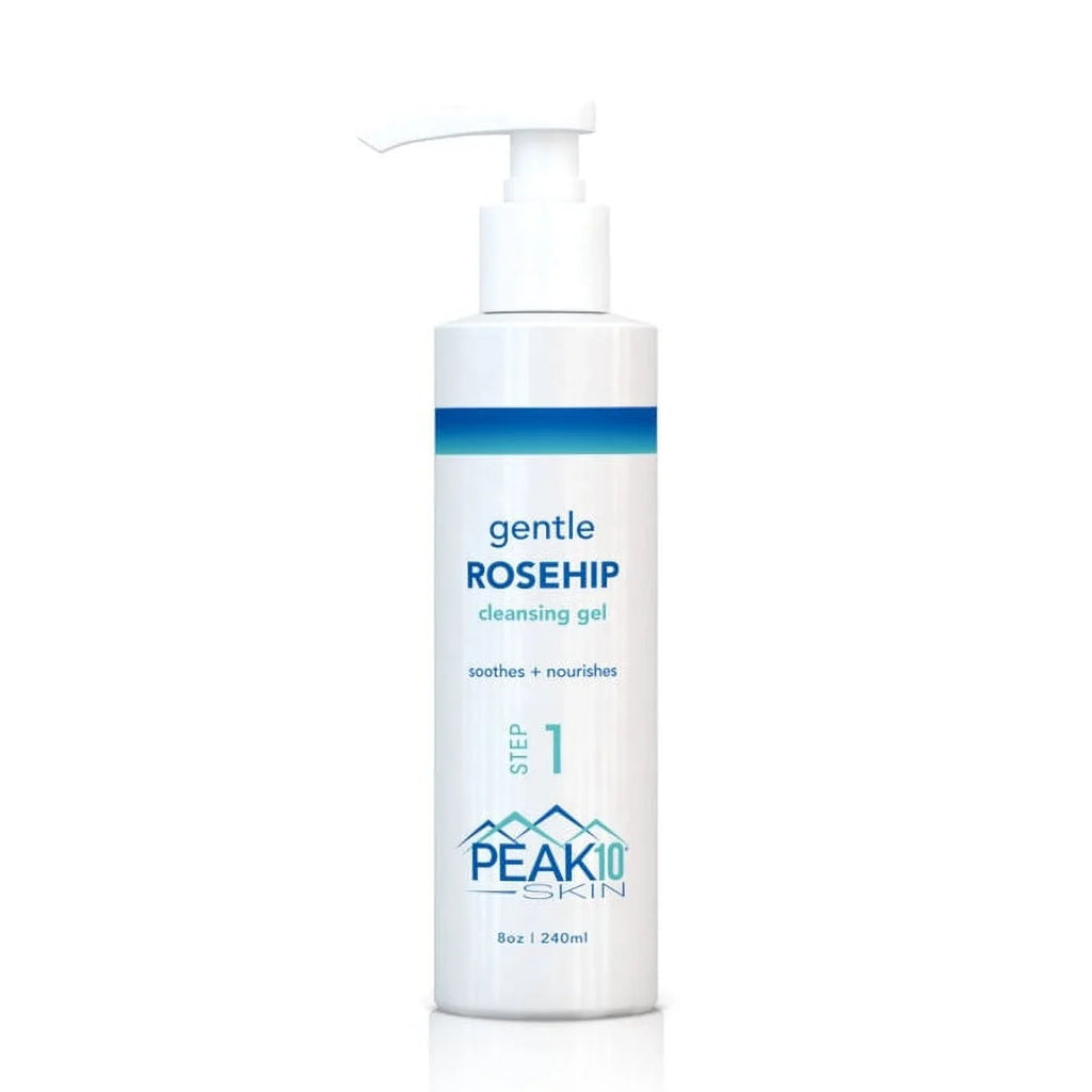 PEAK 10 SKIN gentle ROSEHIP cleansing gel 8oz
