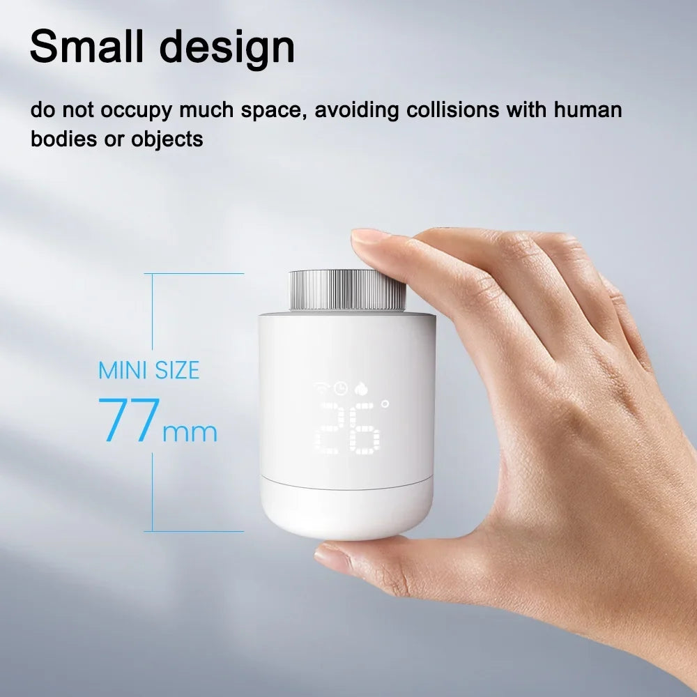Pinnaco Intelligent Wireless Thermostat for Home Heating Control - Compatible with Mobilephone App, Thermostatic Radiator Valves