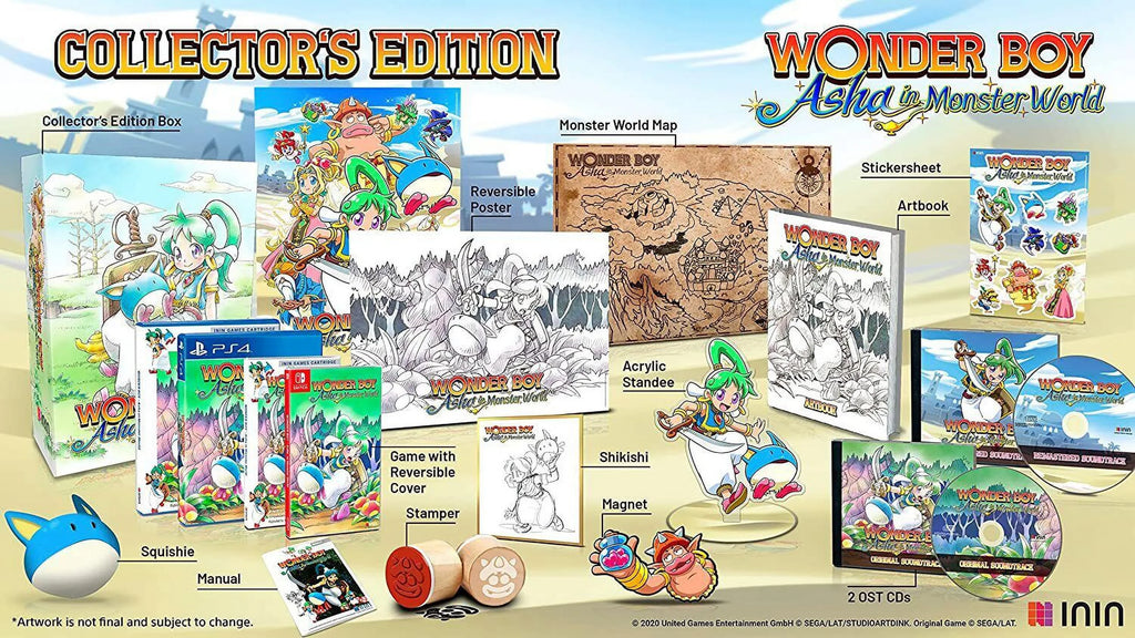 Wonder Boy: Asha in Monster World - Collector's Edition [Nintendo Switch] NEW