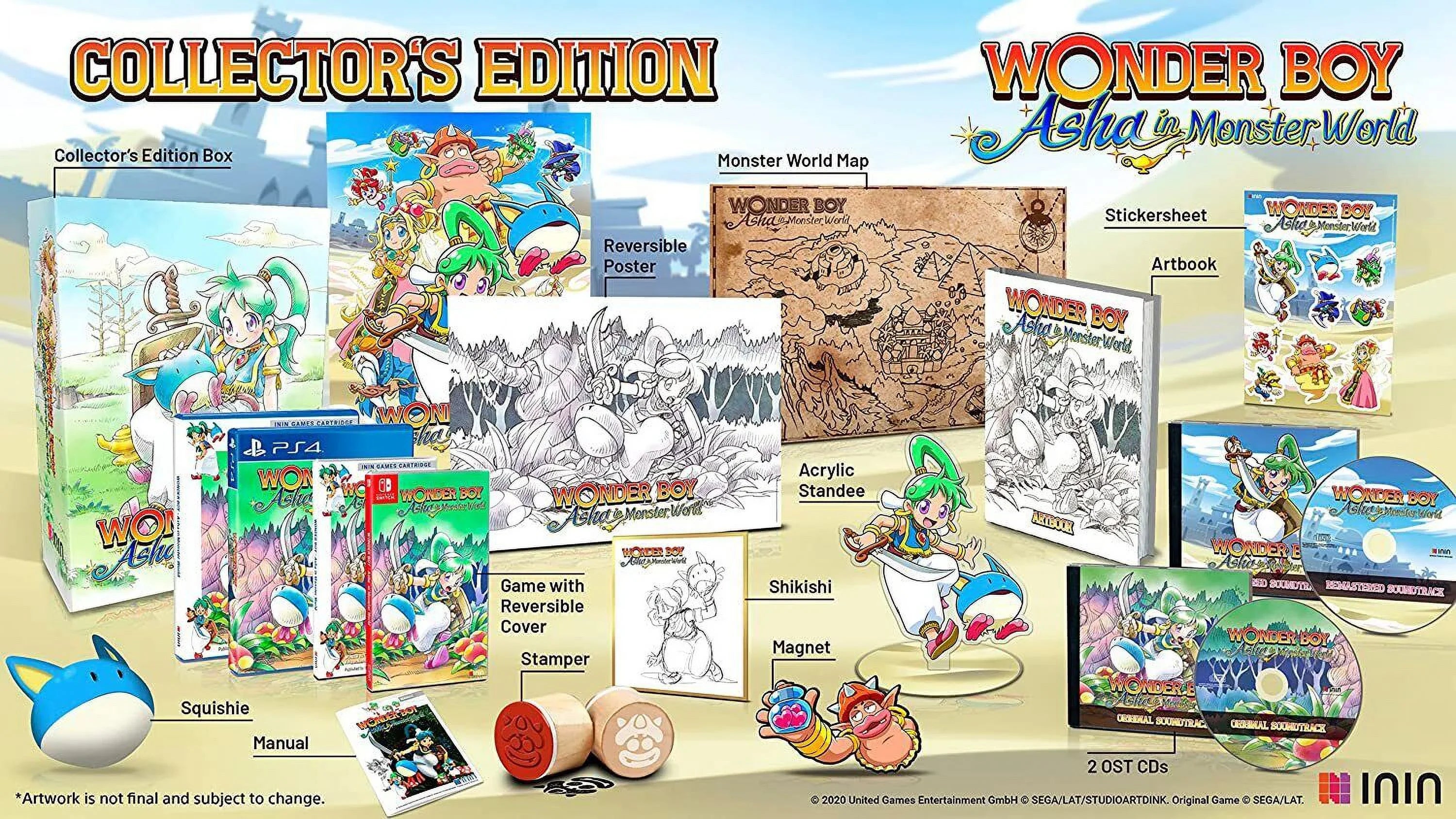 Wonder Boy: Asha in Monster World - Collector's Edition [Nintendo Switch] NEW