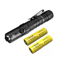 Combo: Nitecore MH12 V2 CREE XP-L2 V6 LED Flashlight -1200 Lumens -21700 Battery (Included) + NL2140 21700 4000mAh Battery