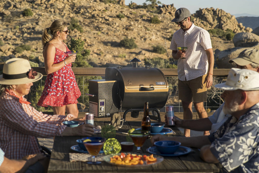Camp Chef PG24STXB - Bronze Pellet Smoker Grill with 10 Smoke Settings, Patented Ash Cleanout Feature, PID Temperature Controller