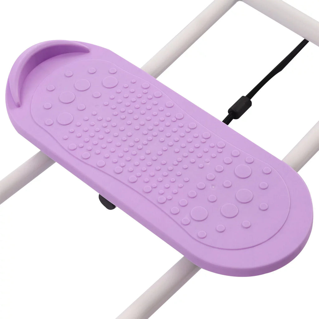 Fichiouy 100kg Pelvic Floor Muscle Fitness Training Equip Hip Trainer with Adjustable Rods Training Device Purple for Home Gym
