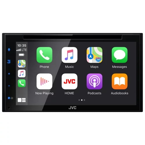 JVC KW-V66BT 6.8" Car CD/DVD Player  Carplay Android Receiver+Backup Camera