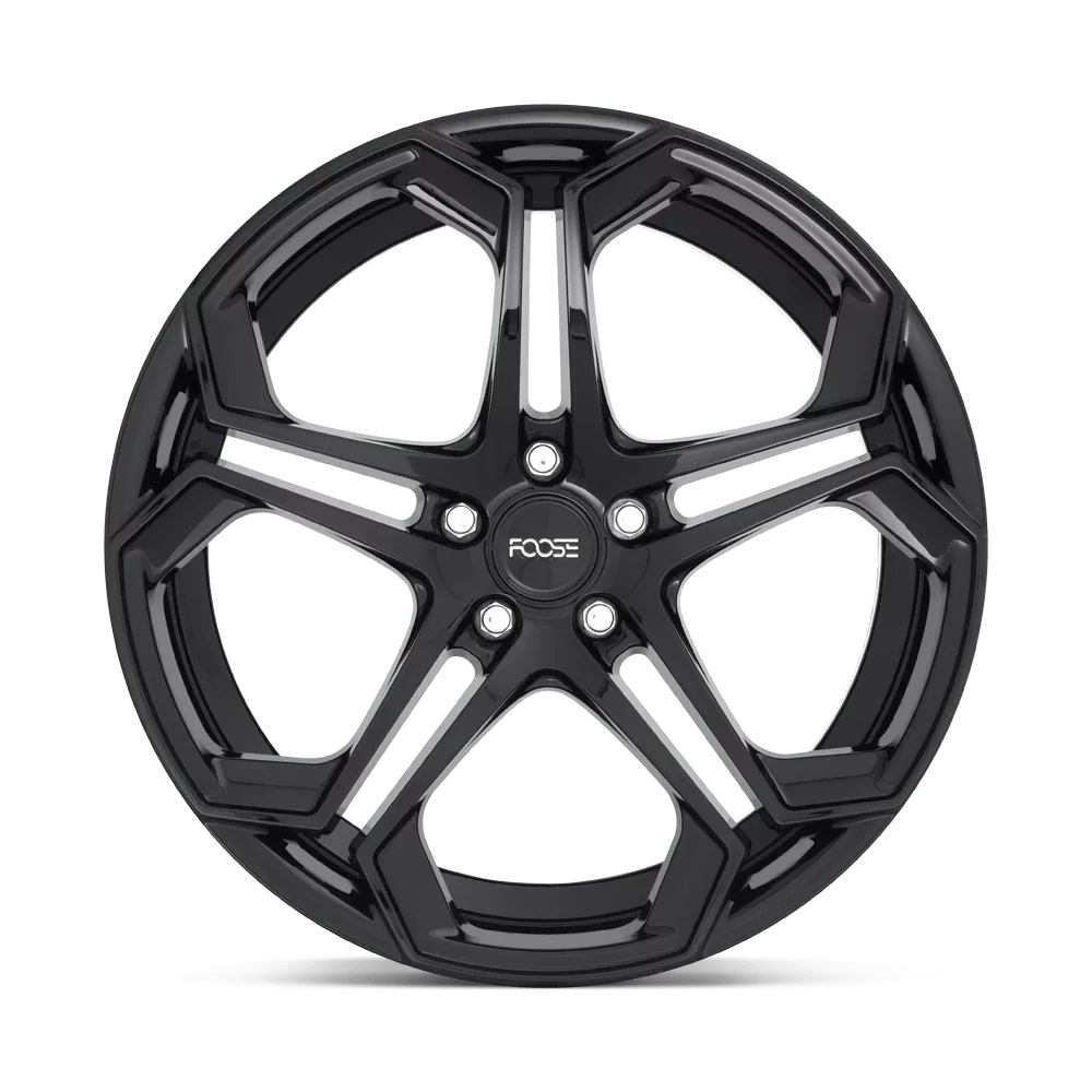 Foose 1PC Aluminum Rim F169 IMPALA 20X9in Gloss Black Finish, F169209031+38