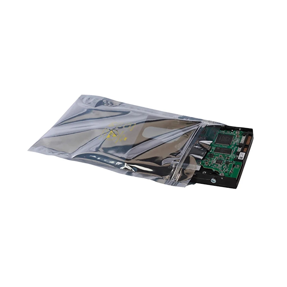 3 Mil Metallic Conductive Transparent Bags 6" x 10" High-Quality 100/CS Dependable ESD Protection