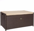 xrboomlife Deck Box w/Seat Cushion 60 Gallon Outdoor Patio  Bench Shed Cabinet Container  Pools Yard Tools Porch Backyard