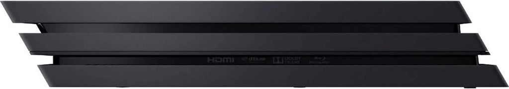 PlayStation 4 Pro 1TB Gaming Console Black HDMI Cable 2 Controller With BOLT AXTION Cleaning Kit Bundle Like New