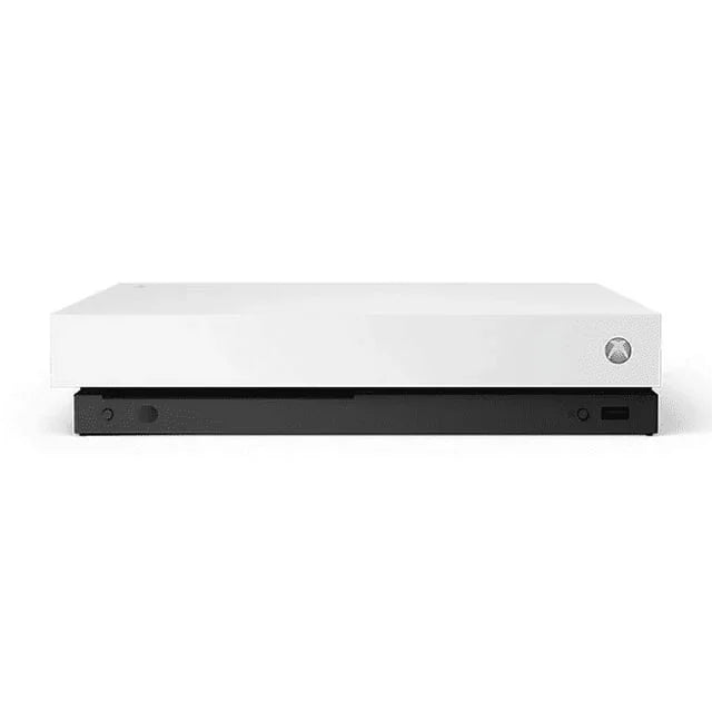 Xbox One X 1TB, 4K Ultra HD White Console Only with Headset BOLT AXTION Bundle Like New