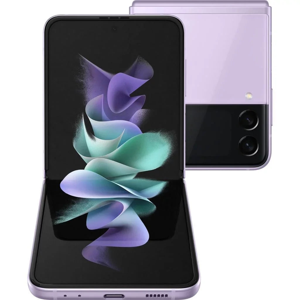 Restored  Galaxy Z Flip3 5G F711U (Fully Unlocked) 128GB Lavender (Refurbished)