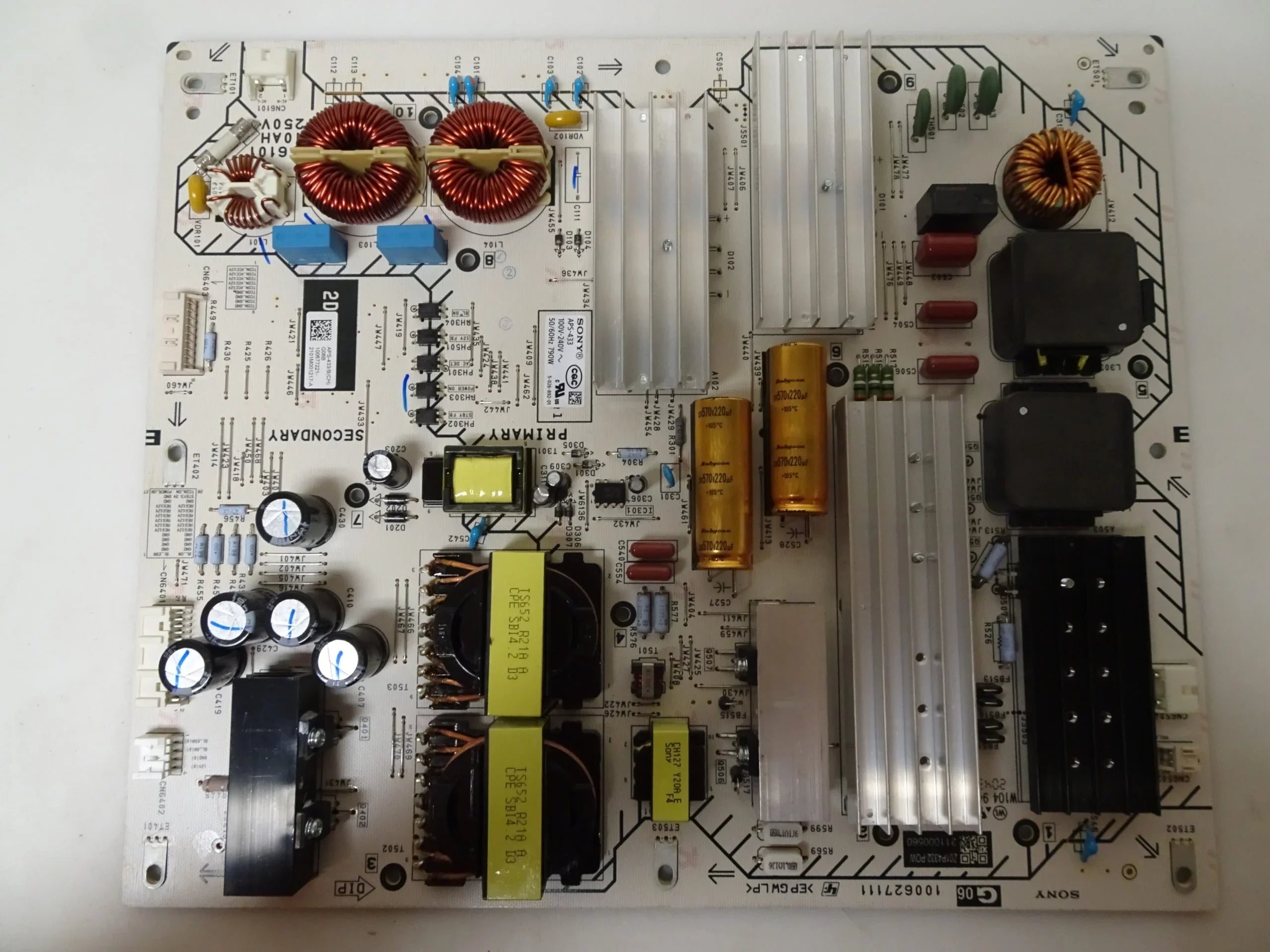 XR-75Z9J Power Board 1-006-772-21