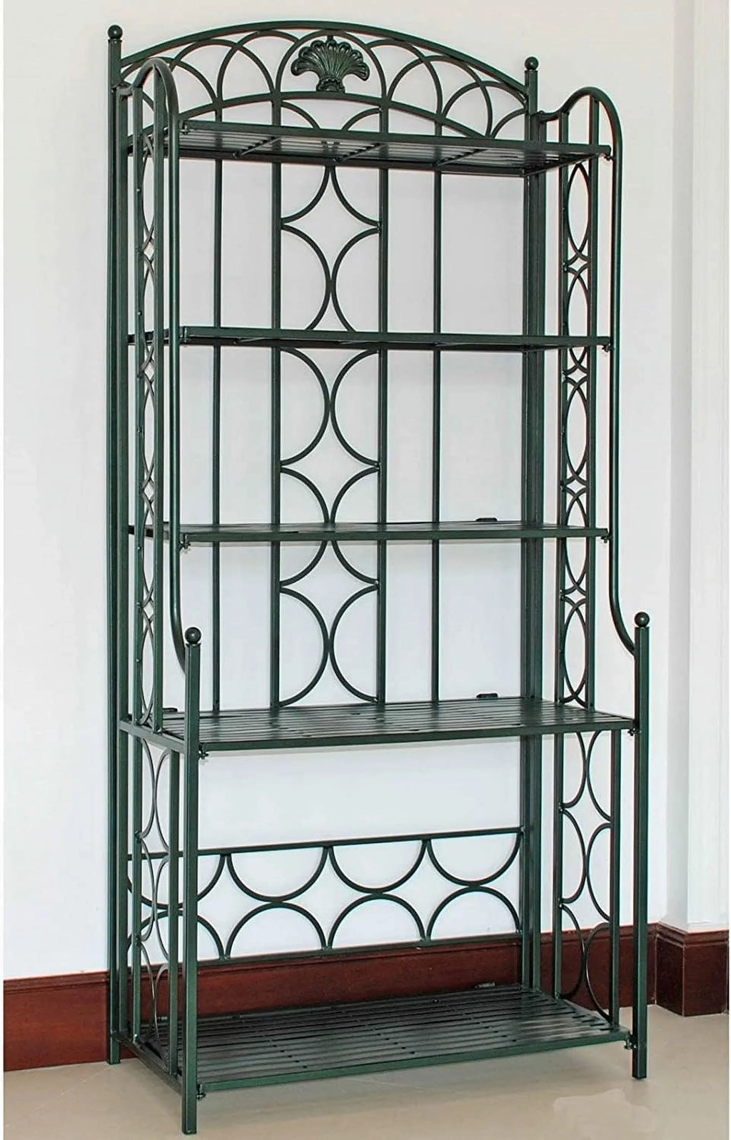 Iron Indoor/Outdoor Bakers Rack Space-Efficient For Cooling Baked Goods, Kitchen, Pantry Or Dining Area Allows For Good VentiLatitudeion, 70" D X 32" W X 4"
