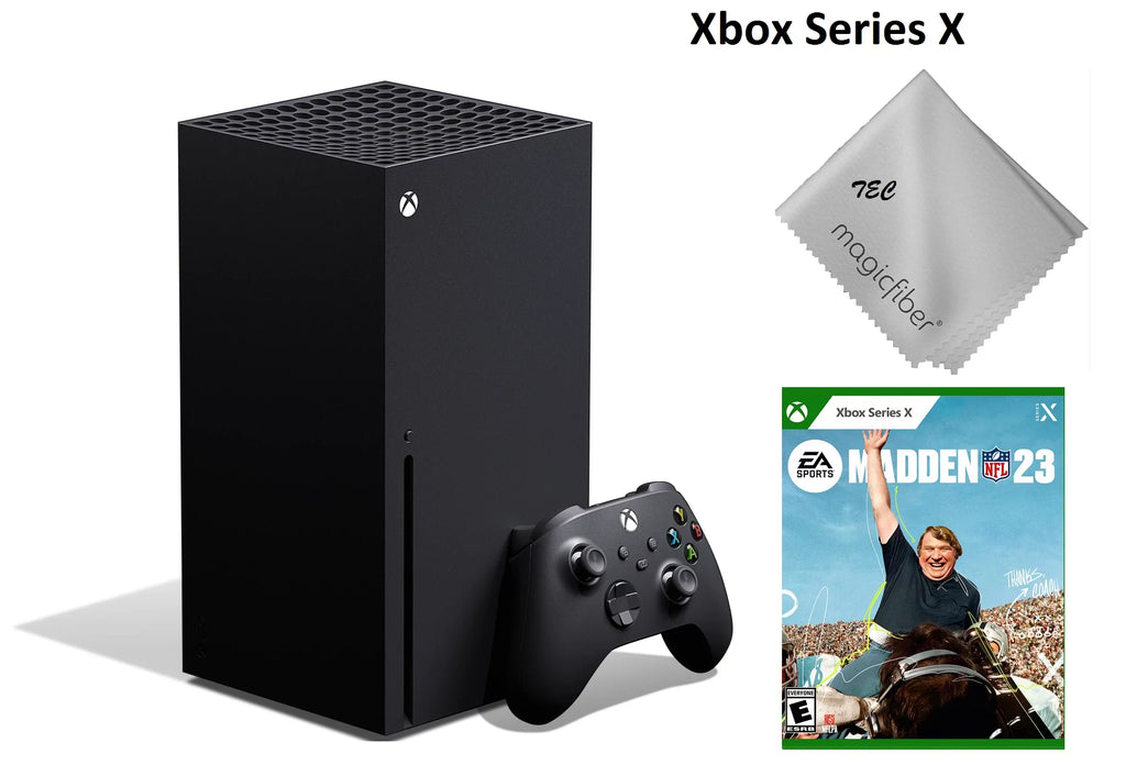 TEC Newest - Xbox -Series- -X- Gaming Console - 1TB SSD Black With Madden NFL 23 Game Bundle