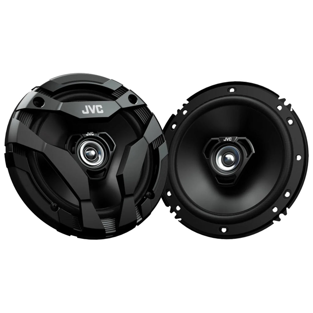 JVC KW-V960BW Double DIN AM/FM Radio Dual USB Bluetooth CD/DVD Player Car Receiver Bundle Combo with 2x 6.5" 2-Way Coaxial 300W Car Audio Speakers, 2x 6x9" 400W Vehicle Speakers, 16G Speaker Wire