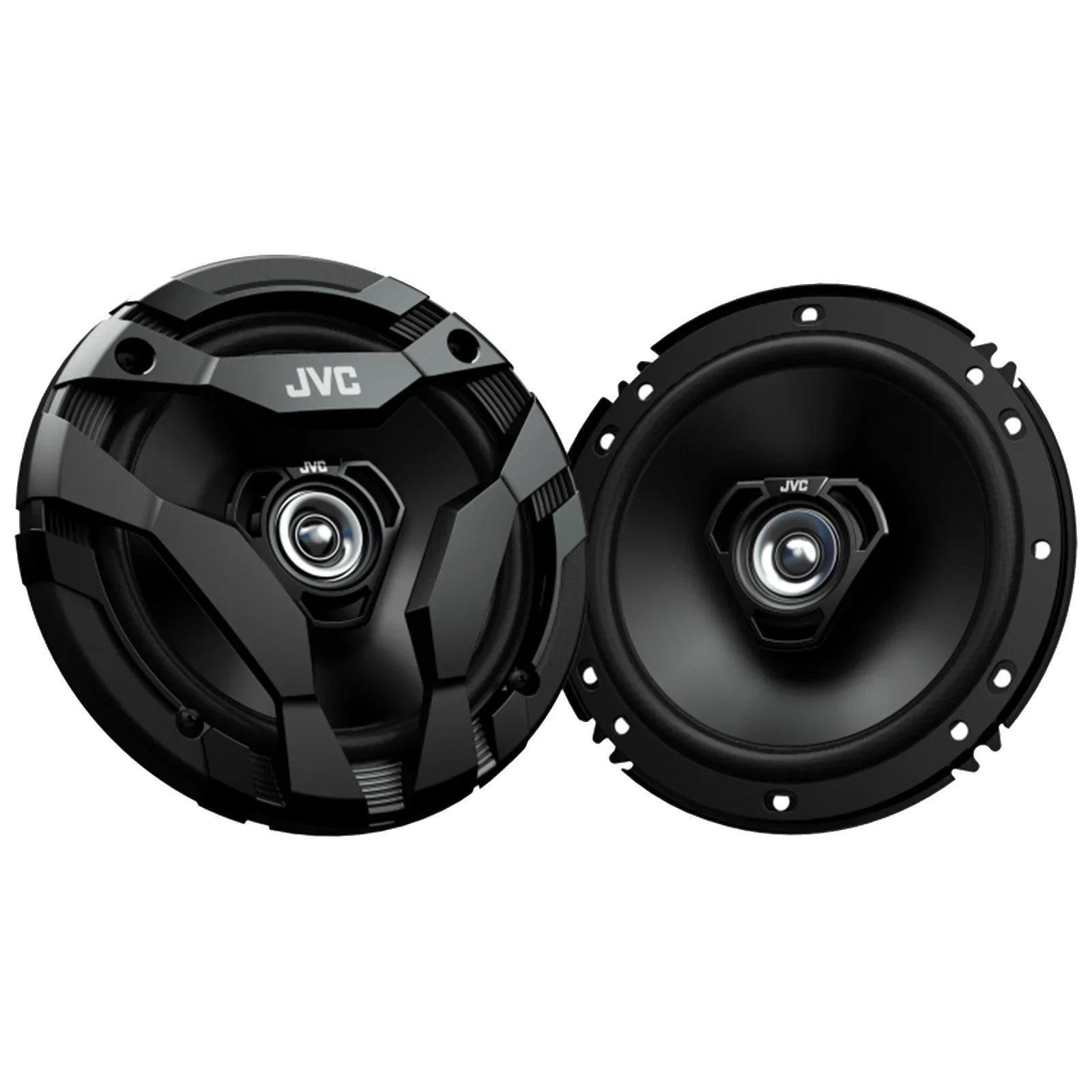 JVC KW-V960BW Double DIN AM/FM Radio Dual USB Bluetooth CD/DVD Player Car Receiver Bundle Combo with 2x 6.5" 2-Way Coaxial 300W Car Audio Speakers, 2x 6x9" 400W Vehicle Speakers, 16G Speaker Wire