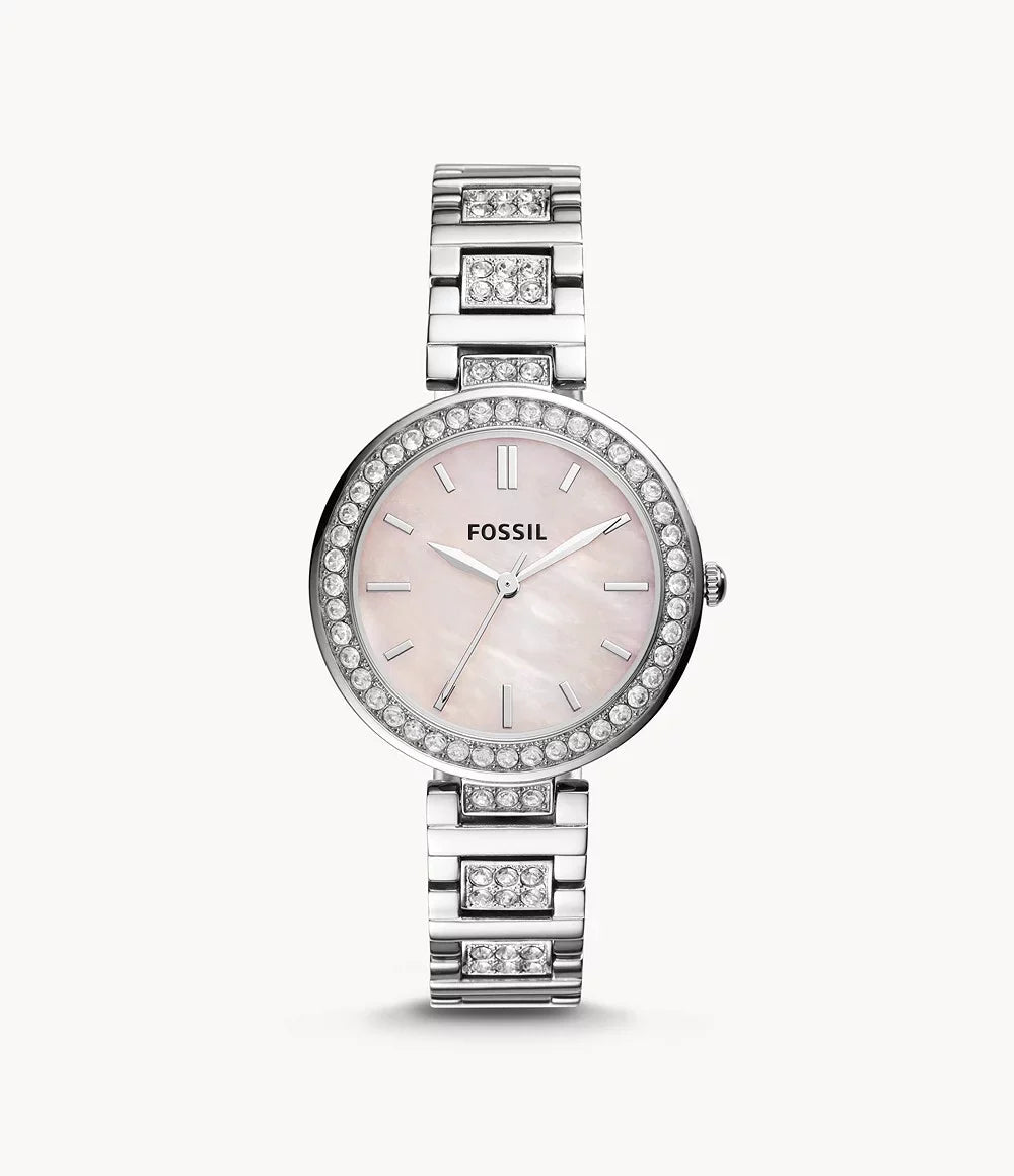 Fossil BQ3182 Karli Three-Hand Stainless Steel Women's Watch