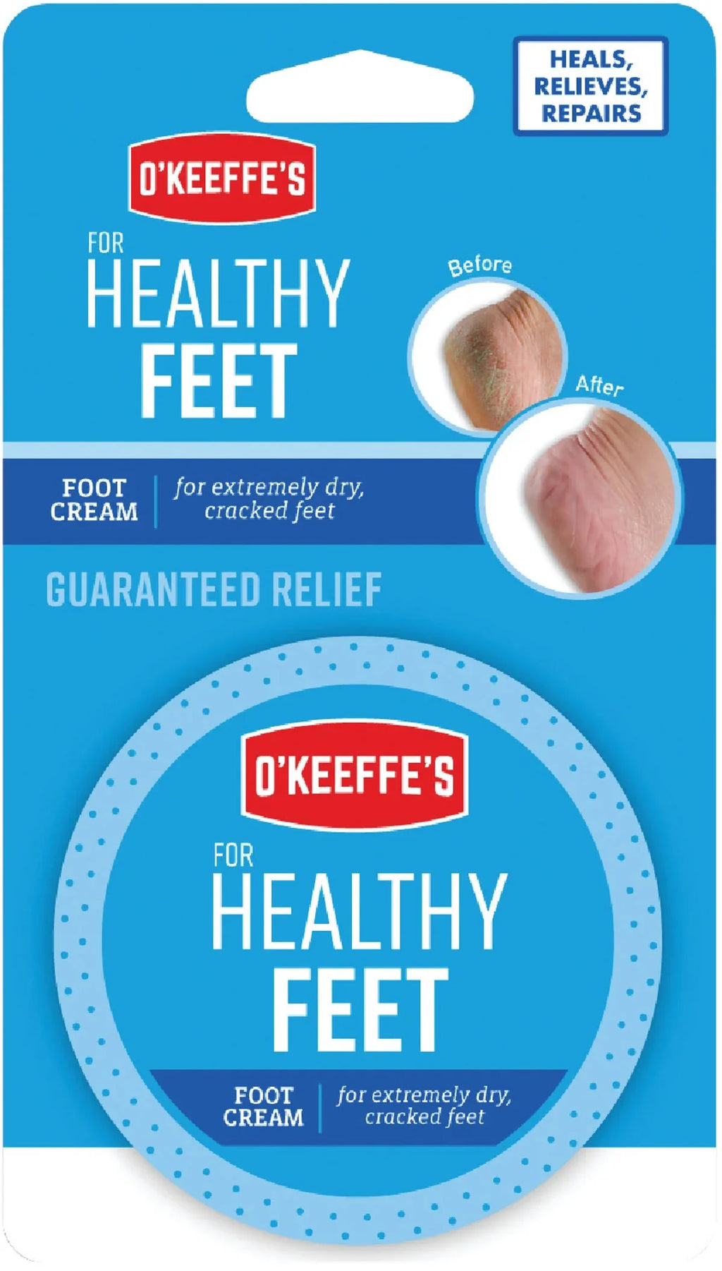 1PC O'Keeffe's Healthy Feet Cream Lotion 3.2 Oz.
