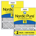 16x25x5 (4 3/8) Honeywell/Lennox Replacement MERV 10 Air Filters 2 Pack