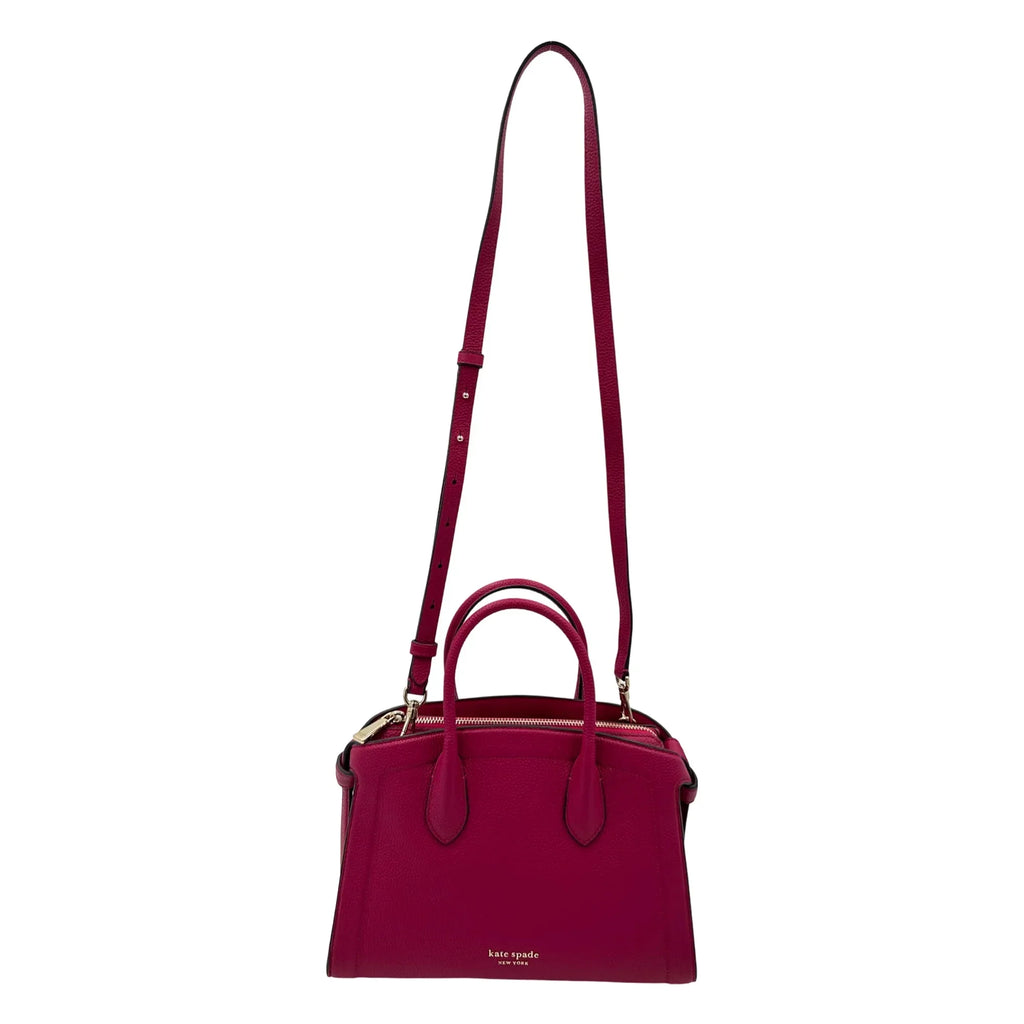 Kate Spade Knott Colorblocked Medium Zip Top Satchel - Renaissance Rose Multi