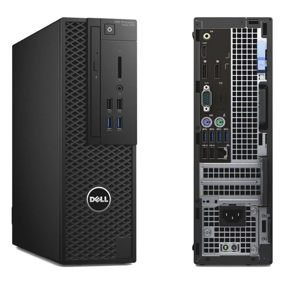 Restored  Precision 3420 Windows 10 Desktop PC With a Intel i7 Processor 3.4GHz Processor 16GB of Ram 1TB Hard Drive DVD and Wi-fi Computer (Refurbished)