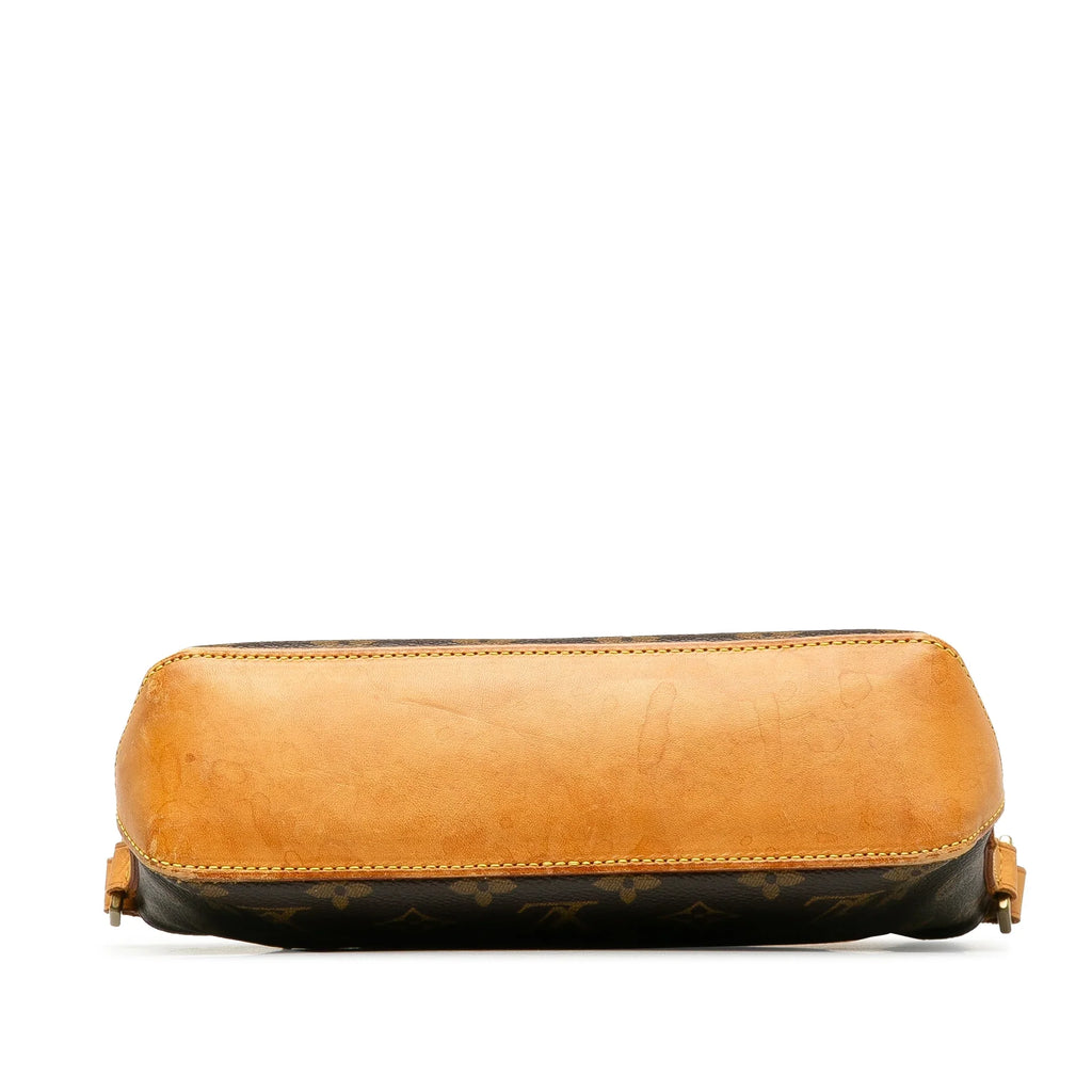 Pre-Owned Authenticated Louis Vuitton Monogram Trotteur Canvas Brown Crossbody Bag Unisex (Good)