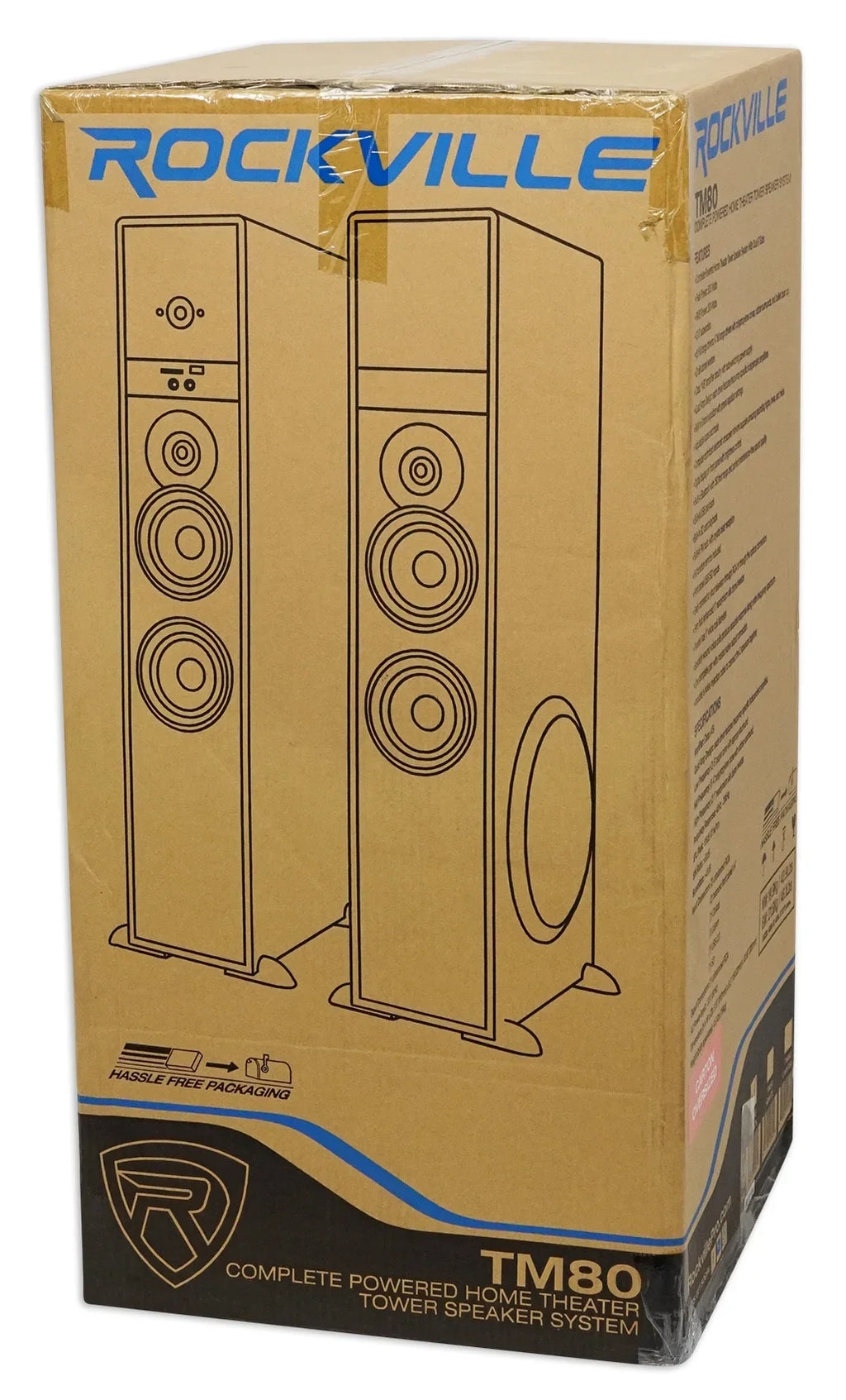 Audio Technica ATW-3212/C710DE2 Wireless Handheld Mic+Tower Home Theater Speaker