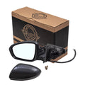 Brock Aftermarket Replacement Driver Left Power Mirror With Heat-Signal-Camera Paint To Match Black Compatible With 2020-2021 Nissan Sentra